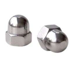 Dome Nuts zinc plated M4 - M16 stainless steel M3 - M12